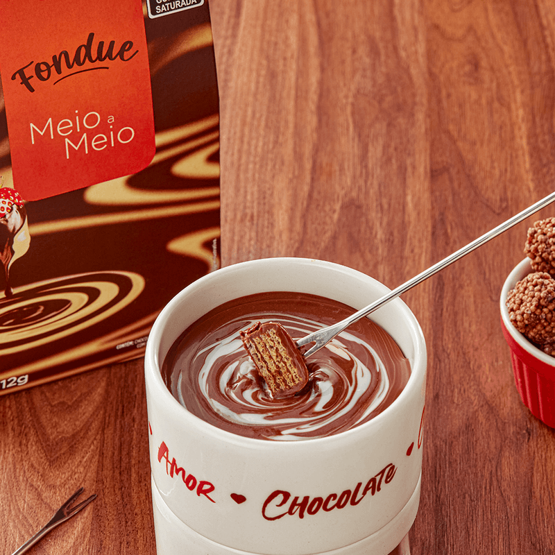Fondue Meio a Meio 312g Brasil Cacau