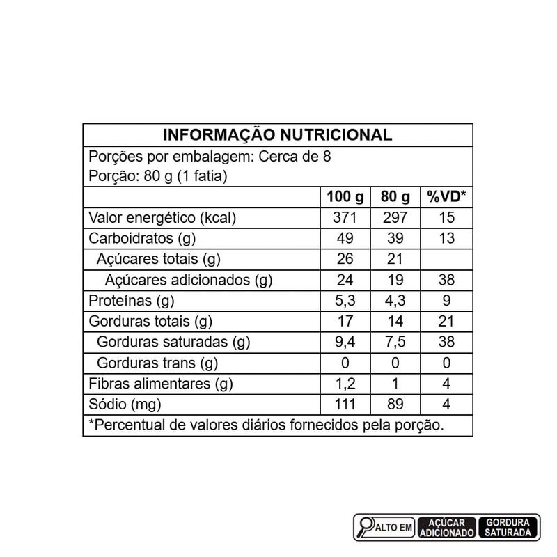 tabela nutricional